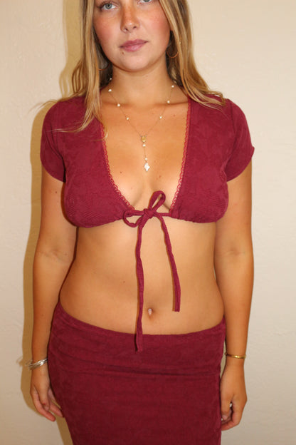 Babydoll Top - Hibiscus