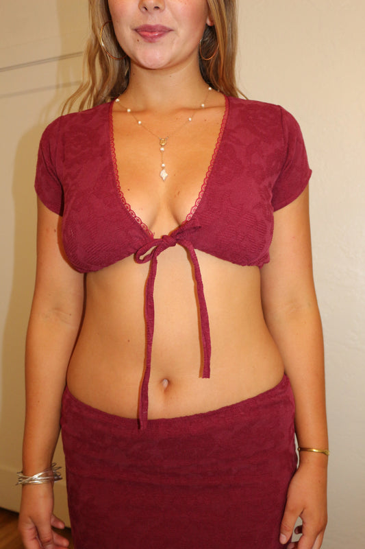 Babydoll Top - Hibiscus