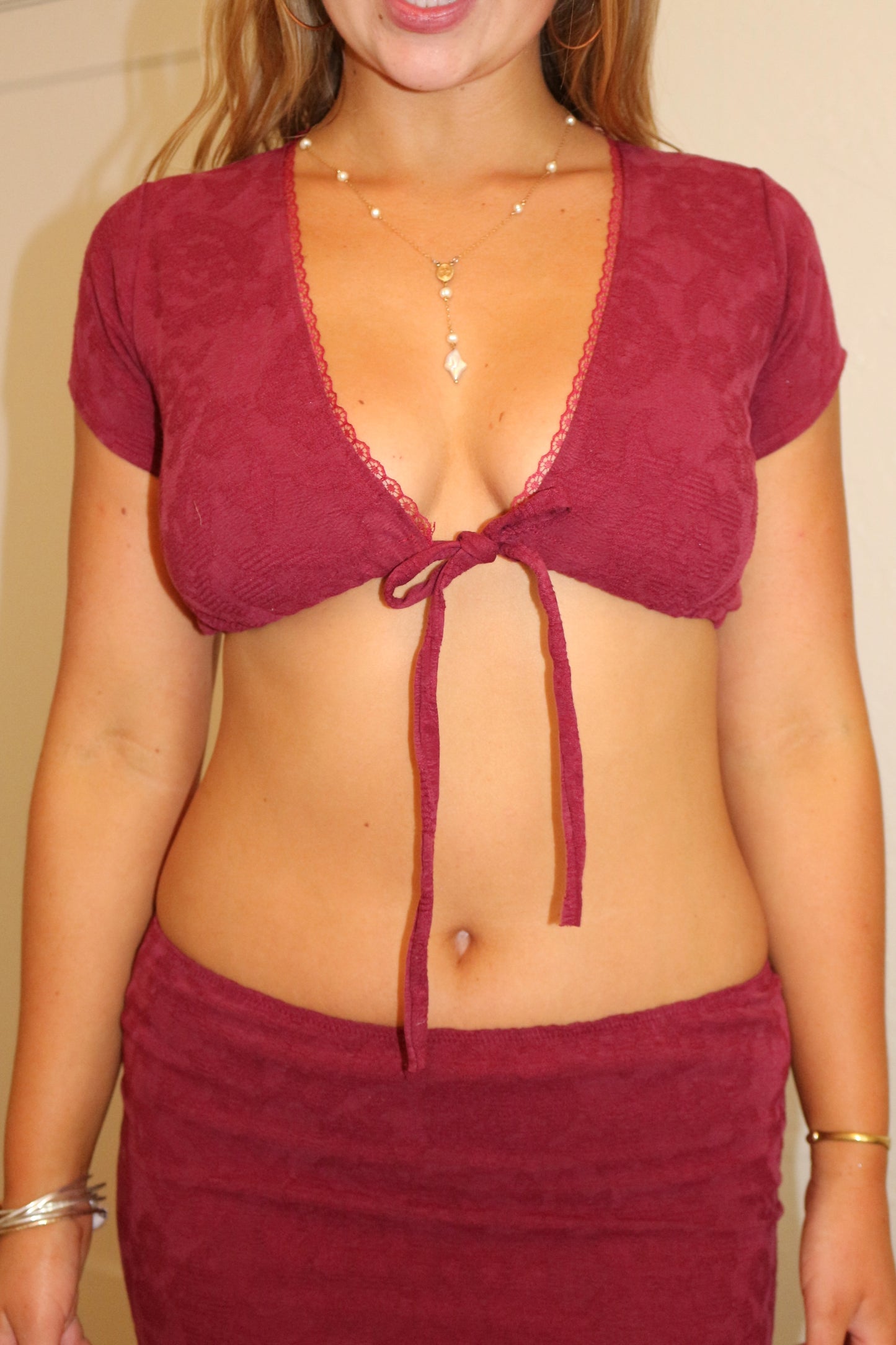 Babydoll Top - Hibiscus